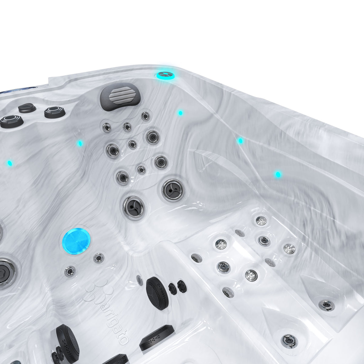 Whirlpool Malé Platin – rotierende Düsen im Detail