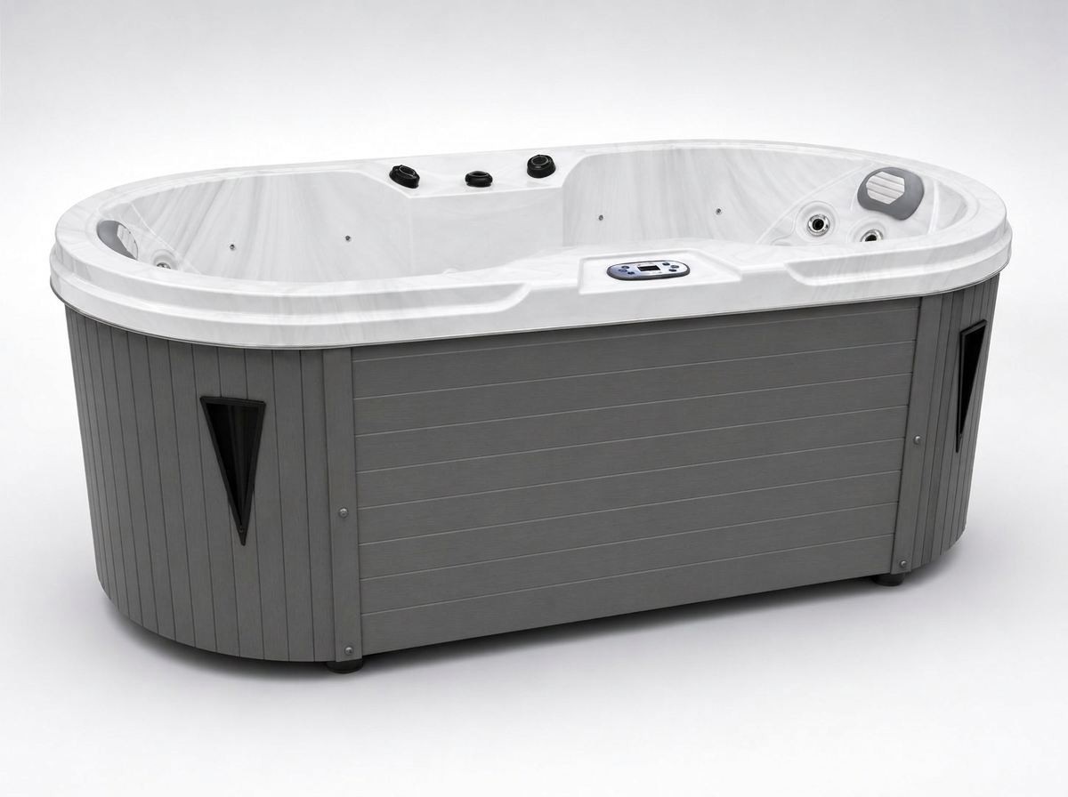 Whirlpool Hudson Plus – Seitenansicht, nur 110 cm breit