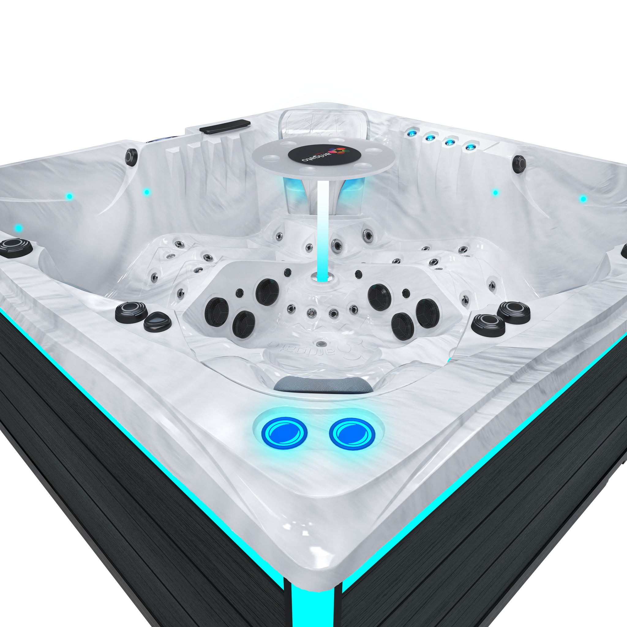 Massageplätze und Düsen im Whirlpool Dubai PLUS